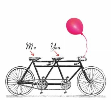 You and Me Napkin Set 33 x 33 cm