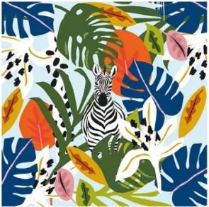 Tropical Vibes Napkin Set 33 x 33 cm