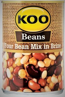 Koo Four Bean Mix in Flavoured Brine