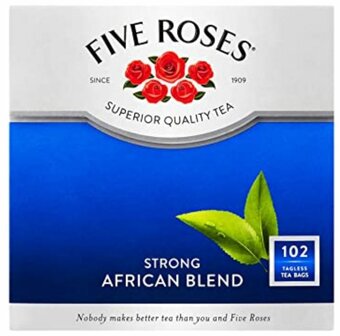 Five Roses African Blend 102 Tagless Teabags