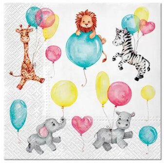 Child Fun Napkin Set 33 x 33 cm