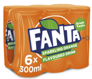 Fanta Orange 6 Pack