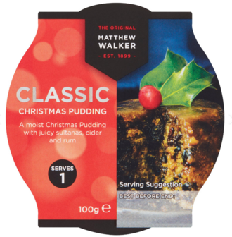 Matthew Walker Classic Christmas Pudding - (UK)