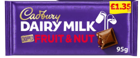 Cadbury Dairy Milk Fruit &amp; Nut Chopped - (UK)