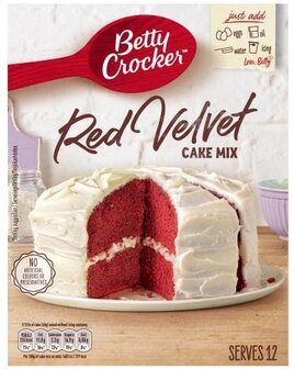 Betty Crocker Red Velvet Cake Mix - (UK)