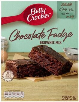 Betty Crocker Chocolate Fudge Brownie Mix - (UK)