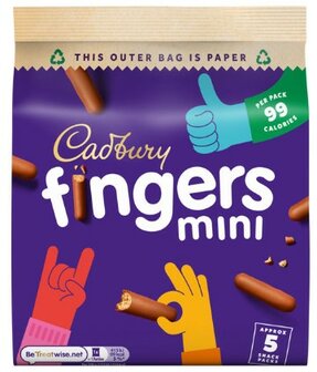 Cadbury Mini Fingers 6 pack - (UK)