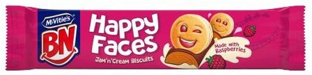 McVitie&#039;s Happy Faces Jam &#039;n&#039; Cream - (UK)