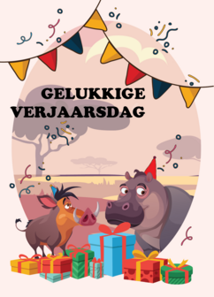 Postcard: Gelukkige Verjaarsdag!