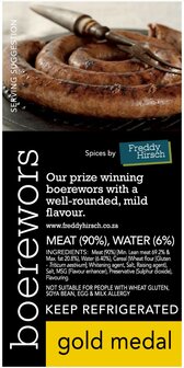 Freddy Hirsch Gold Medal Boerewors Spice