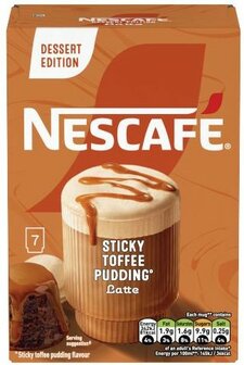 Nescafe Sticky Toffee Pudding Latte  - (UK)