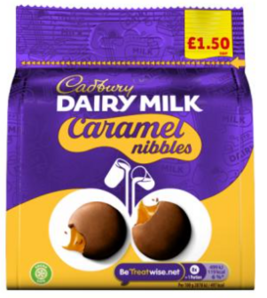 Cadbury Caramel Nibbles - (UK)