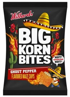 Willards Big Korn Bites Ghost Pepper Flavoured Maize Chips