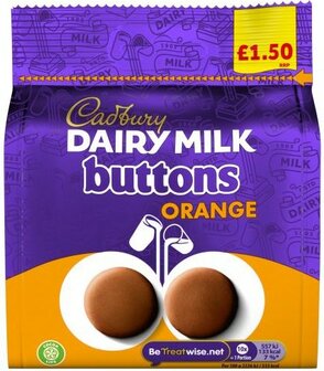 Cadbury Dairy Milk Orange Buttons - (UK)