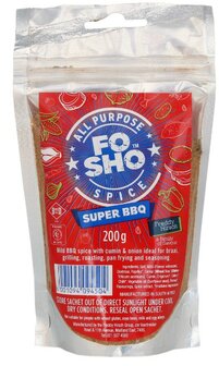 Freddy Hirsch Fo Sho Super BBQ Spice