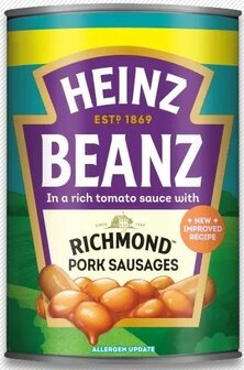 Heinz Beanz with Richmonds Pork Sausages - (UK)