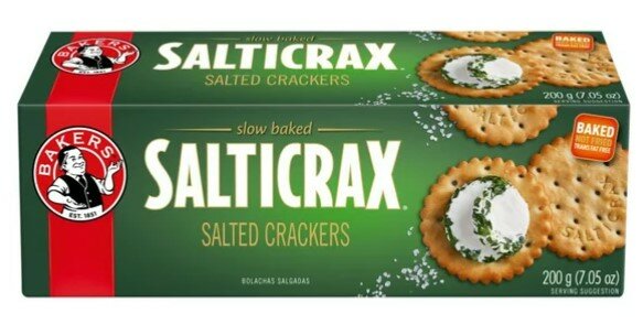 Bakers Salticrax Salted Crackers